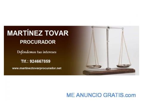 MARTÍNEZ TOVAR, PROCURADOR