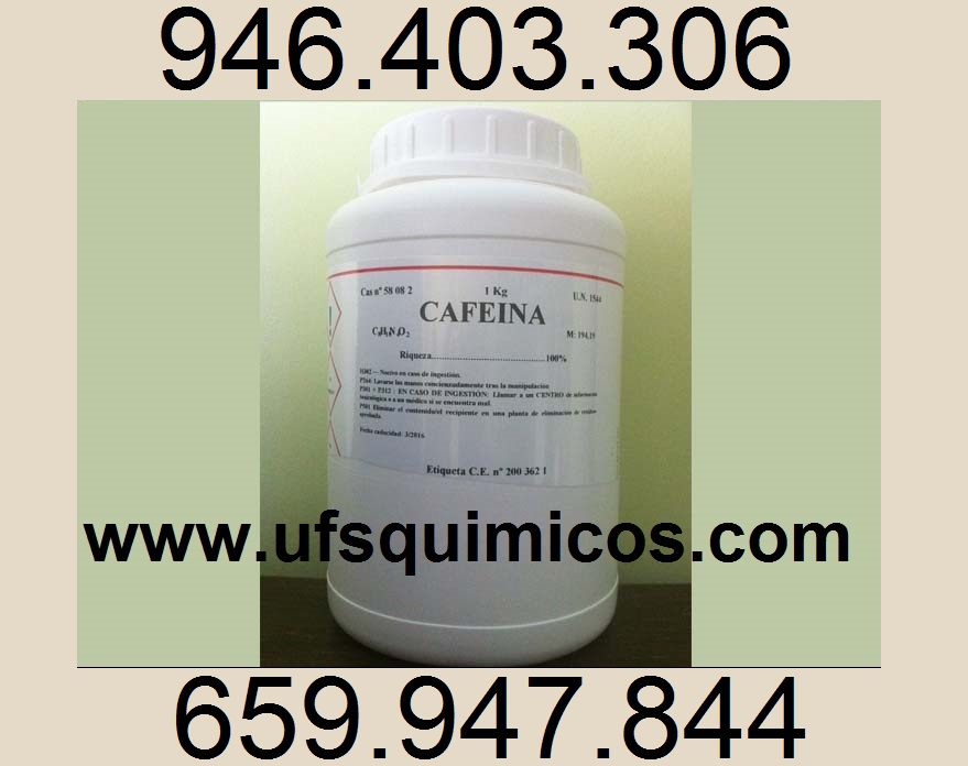 venta de sinefrina,946403306,  manitol,cafeina,lidocaina, eter. cafeina anhidra