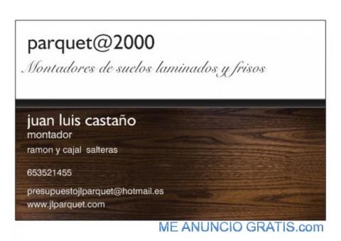 montadores de suelos laminados